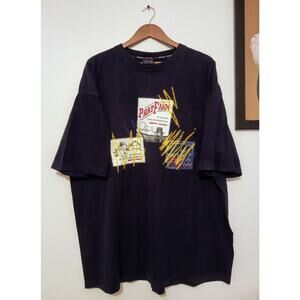 Vintage Phat Farm Patchwork Graphic Tee Made in USA Y2K Streetwear RARE SZ XXXL